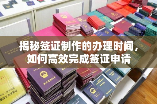 宿豫揭秘签证制作的办理时间，如何高效完成签证申请