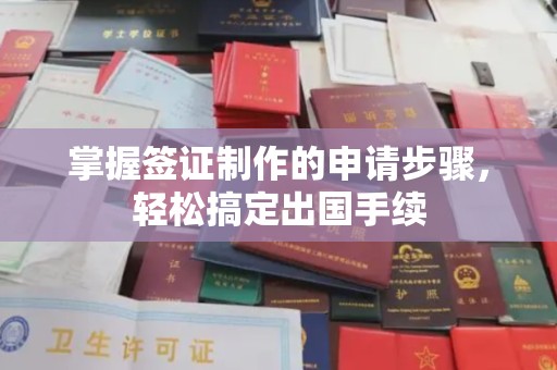 阿拉善盟掌握签证制作的申请步骤，轻松搞定出国手续
