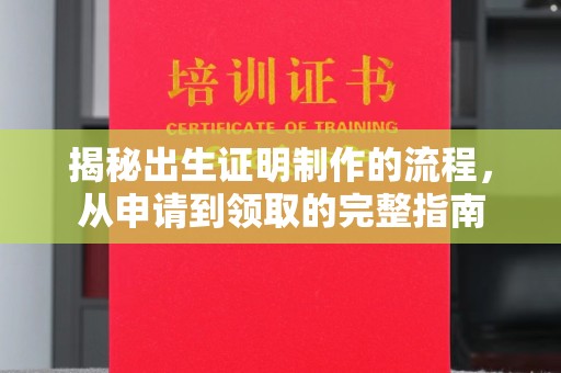 贺兰揭秘出生证明制作的流程，从申请到领取的完整指南