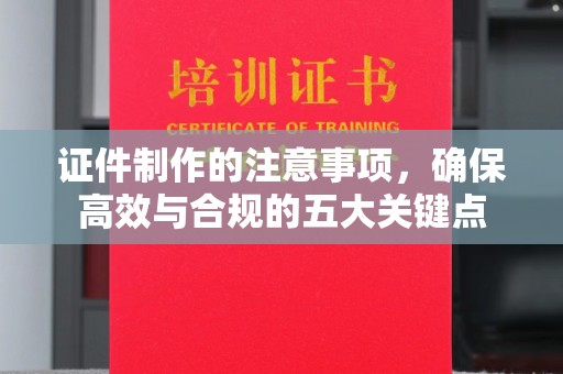 雾台证件制作的注意事项，确保高效与合规的五大关键点
