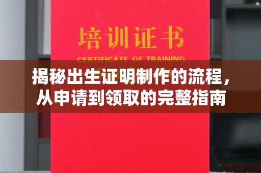 安平揭秘出生证明制作的流程，从申请到领取的完整指南